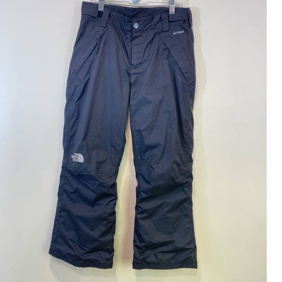 The North Face Bottoms The North Face Black Insulated Winter Hyvent Ski Pants Girls 12